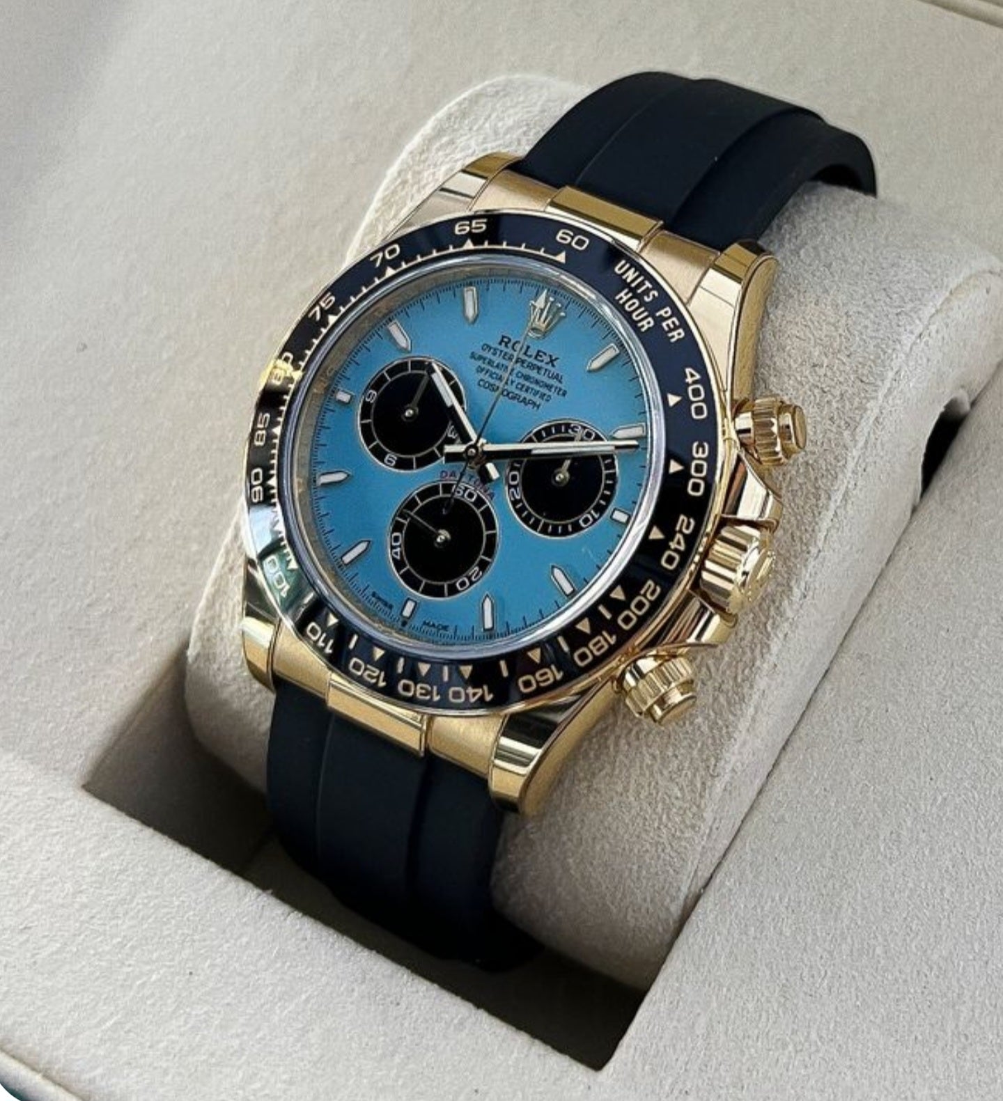 Rolex Cosmograph Daytona Turquoise Blue Dial