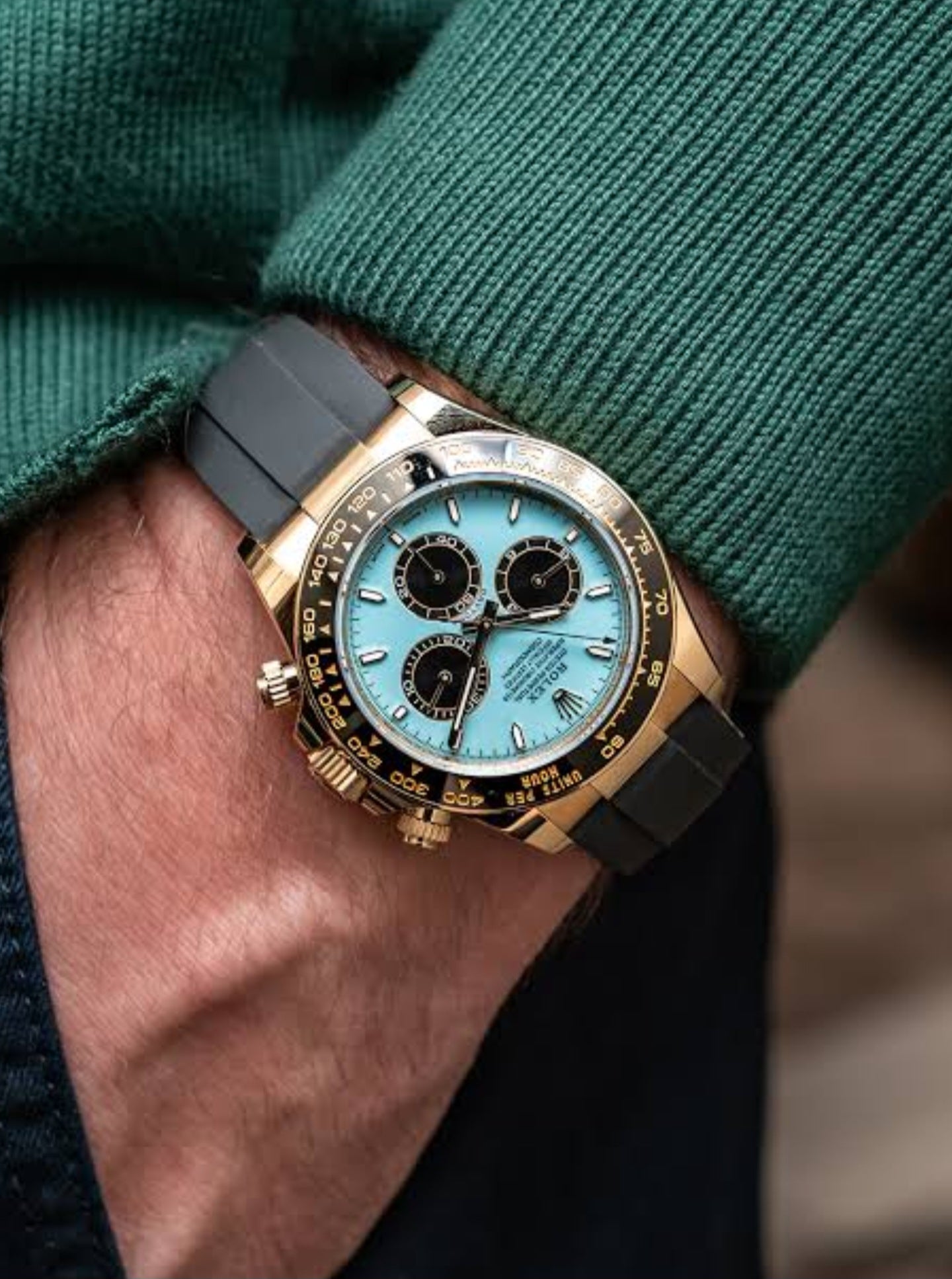 Rolex Cosmograph Daytona Turquoise Blue Dial