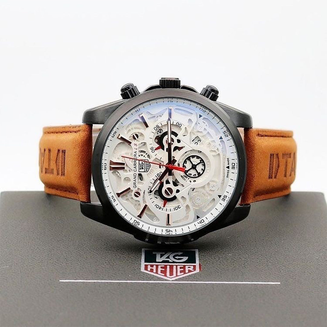 Tagheuer Cr7 Leather Brown Belt