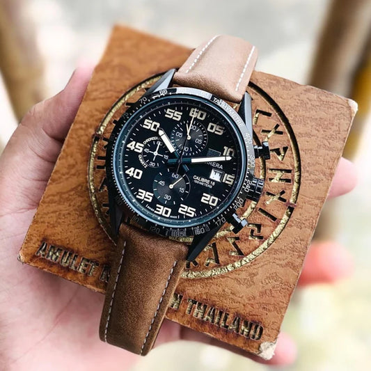 Tagheuer Grand Carrera Formula 1 Brown Leather Watch