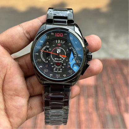 Tagheuer Mercedes SLS Black Metal Watch