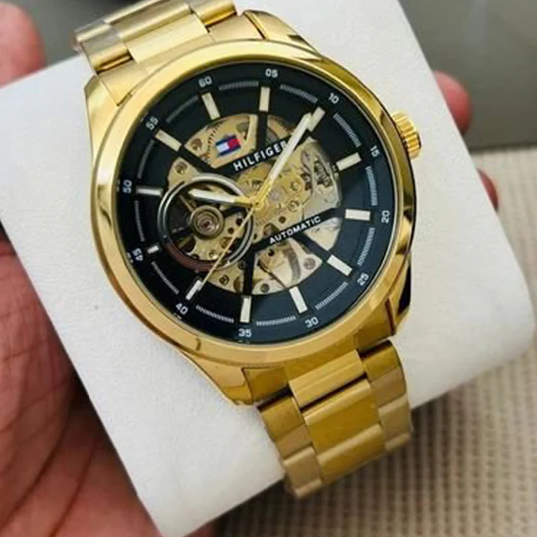 Tommy Hilfiger Gold Metal Automatic
