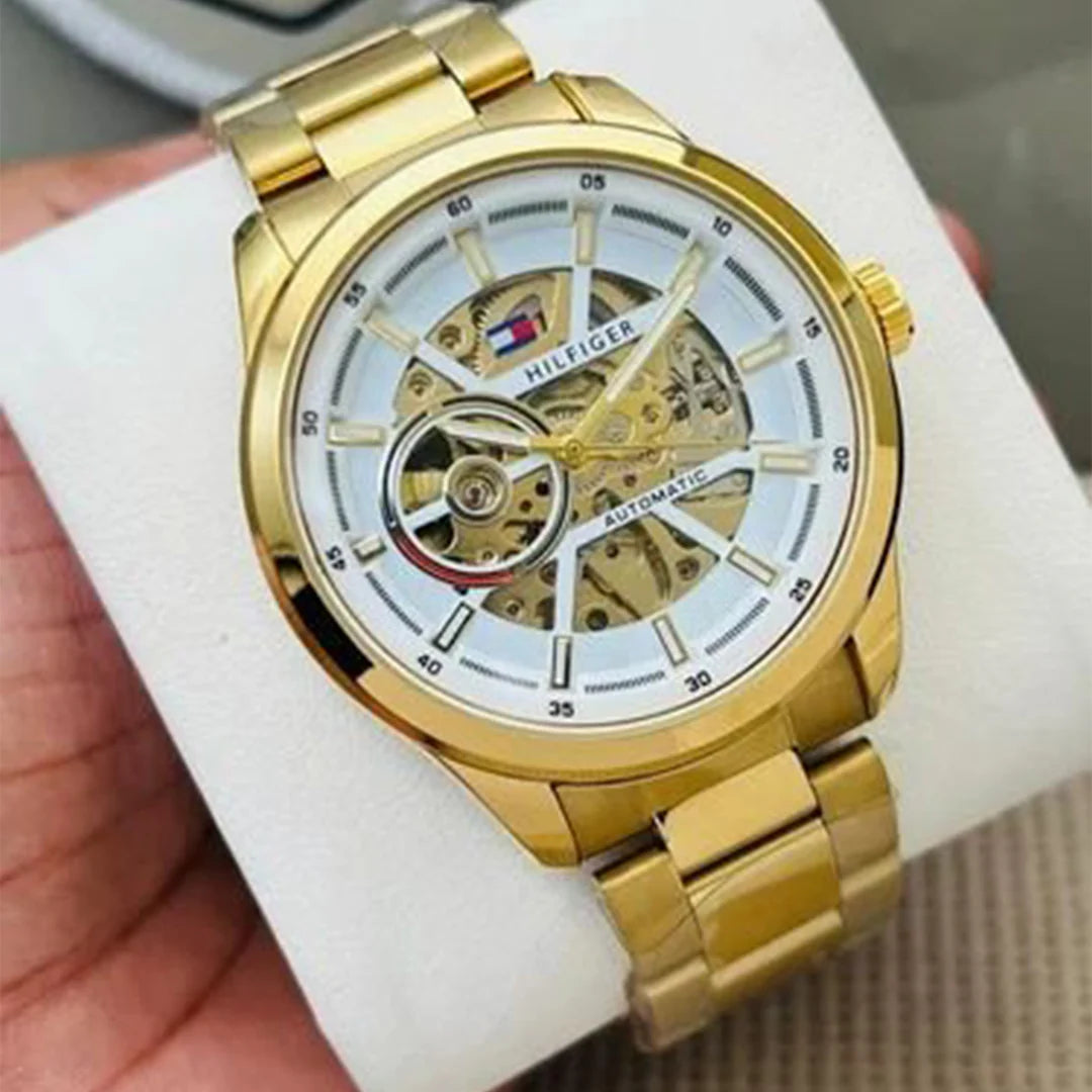 Tommy Hilfiger Gold Metal Automatic