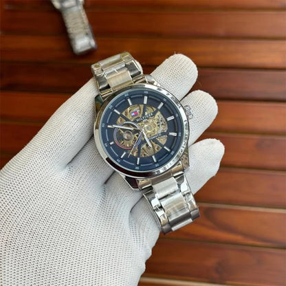 Tommy Hilfiger Silver Metal Automatic