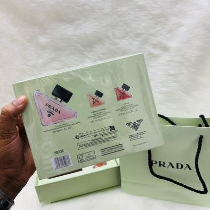 Prada Gift Set (Pack Of 3) Womens