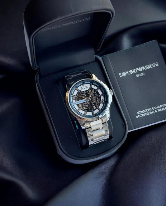 Armani Exchange Stainless Steel Automatic Metal watch