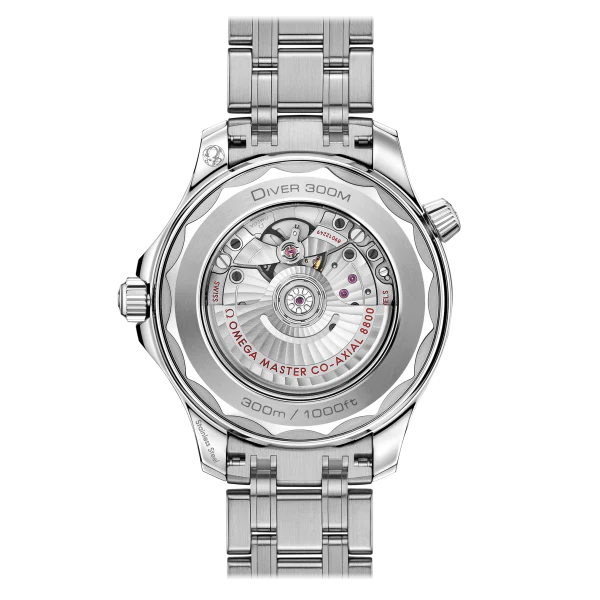 Omega Seamaster Diver 300M Silver Black Dial Metal watch