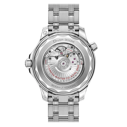 Omega Seamaster Diver 300M Silver Black Dial Metal watch