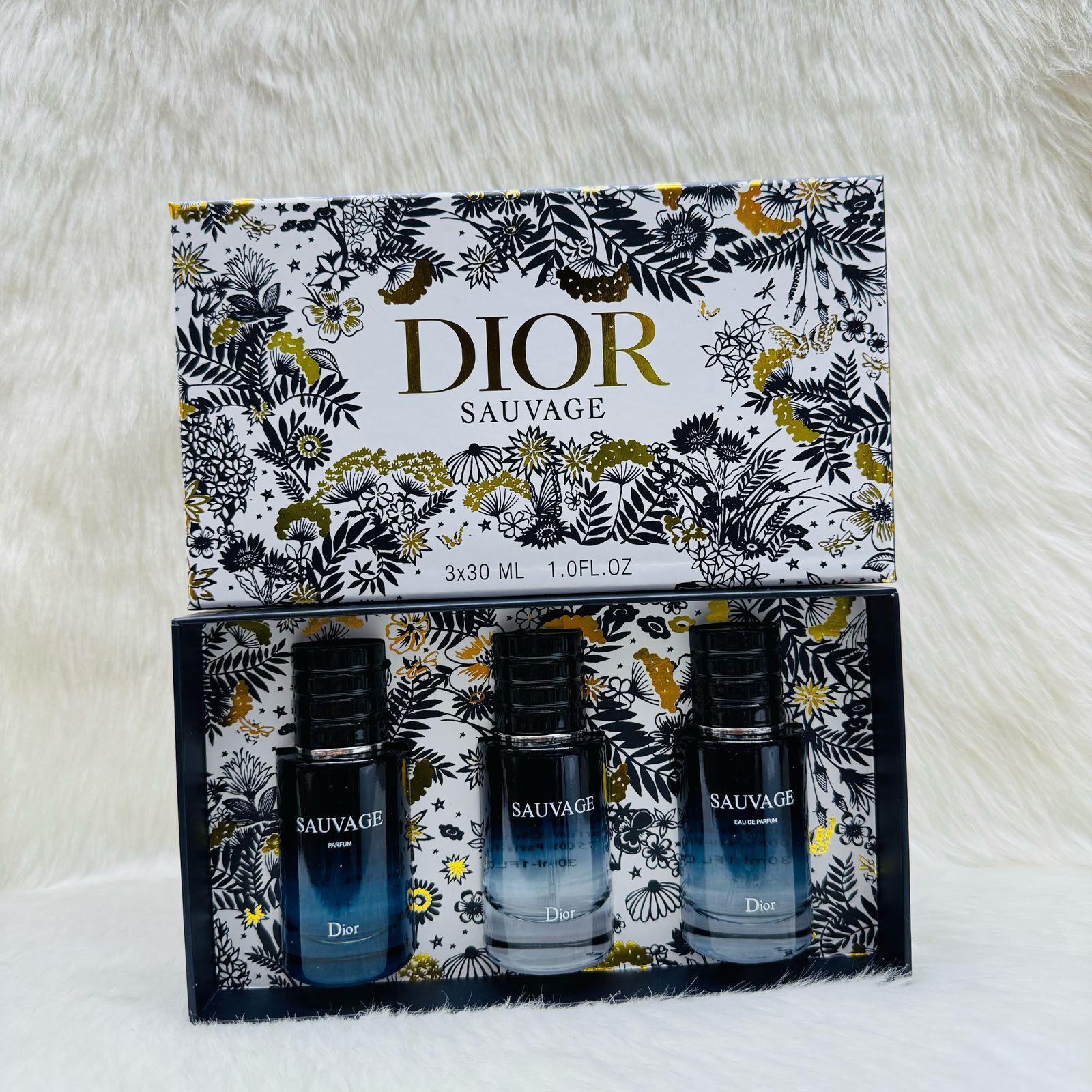 Dior Sauvage Gift Set (Pack Of 3) For Mens – Living Luxary